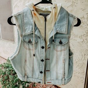 C'esttoi Jean Vest Jacket